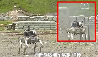 Chińskie robo-psy uzbrojone po zęby. Tak wyglądają w akcji
