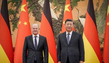 Chiny. Kanclerz Niemiec spotkał się z Xi Jinpingiem