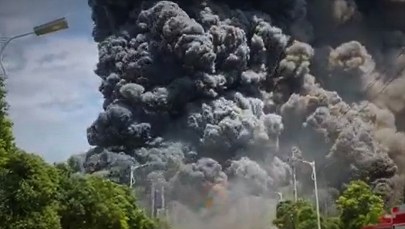 Chiny. Potężna eksplozja w fabryce chemicznej