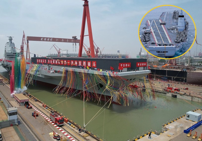 Chiny testują super-lotniskowiec. Gigantyczny Fujian to potężna broń