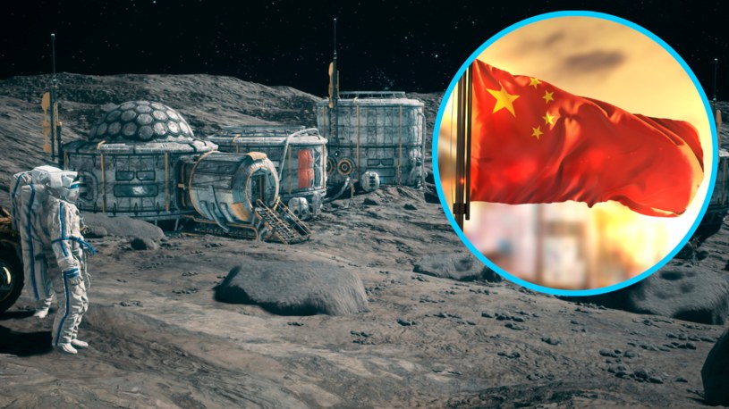 Chiny w ciągu 5 lat chcą rozpocząć budowę swojej bazy na Księżycu. Użyją do tego specjalnego materiału /123RF/PICSEL