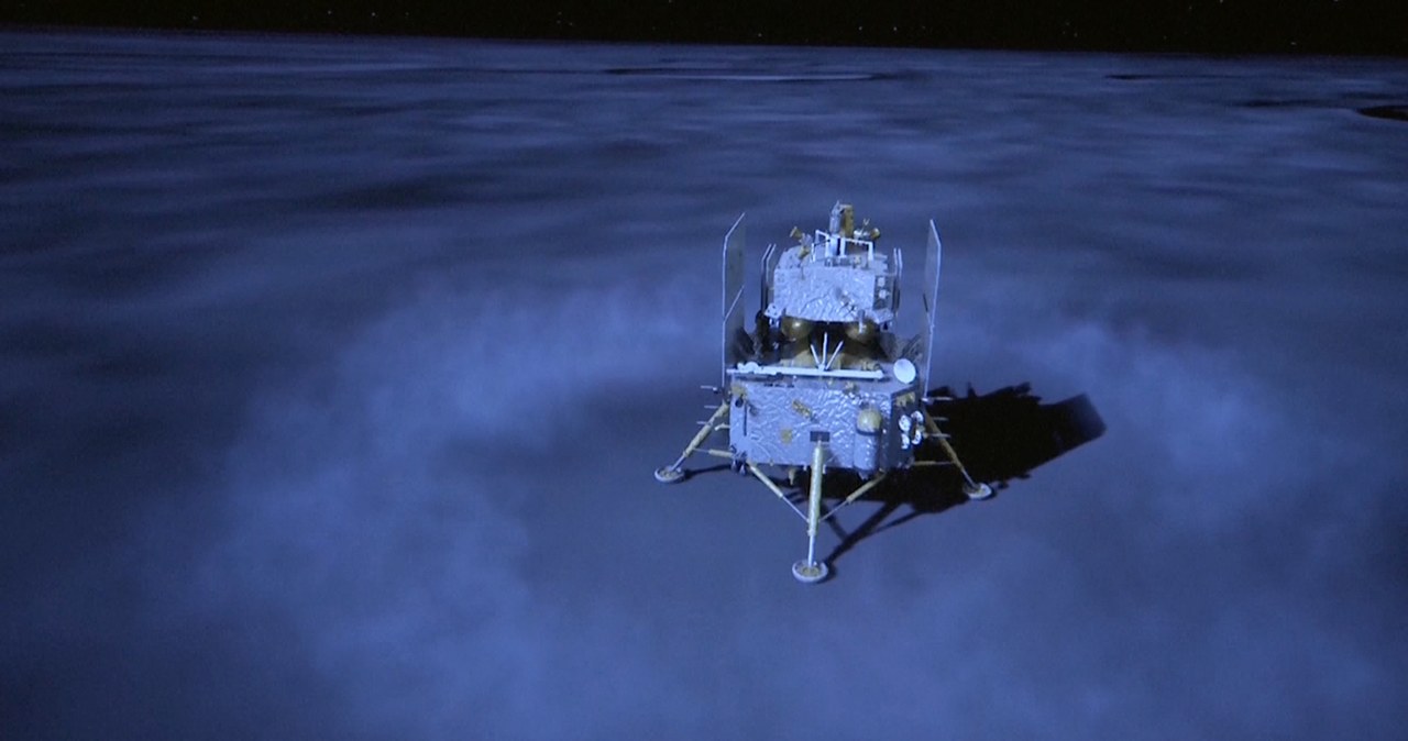 Chiny wylądowały po ciemnej stronie Księżyca. Czym jest misja Chang'e 6? /CCTV /materiał zewnętrzny