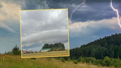 Chmura szelfowa na Lubelszczyźnie. Zwiastuje niebezpieczeństwo
