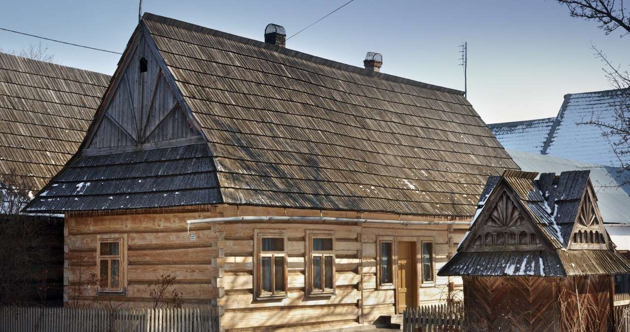 Chochołów - zamieszkały skansen, Małopolski Szlak Architektury Drewnianej. /JAN WLODARCZYK / FORUM    /Agencja FORUM