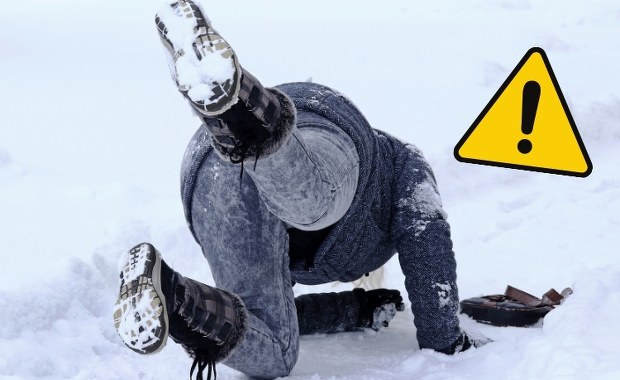 Chodniki śliskie i niebezpieczne. Na SOR w Toruniu tłumy