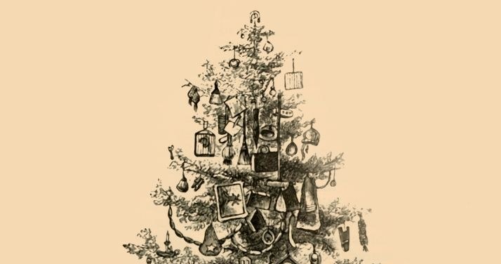 Choinka. Grafika z 1881 roku / Print Collector / Contributor /Getty Images
