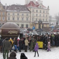 Choinkowy konwój RMF dotarł do Lublina