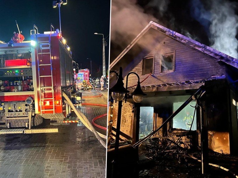 Choroszcz. Tragiczny pożar /KWP PSP Białystok /materiały prasowe