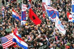 Chorwaci protestowali przeciwko skazaniu Gotoviny i Markacza