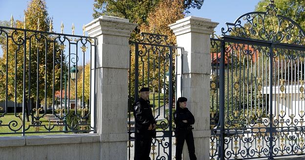 Chorwacka policja pod domem Ivicy Todoricia w Zagrzebiu /PAP