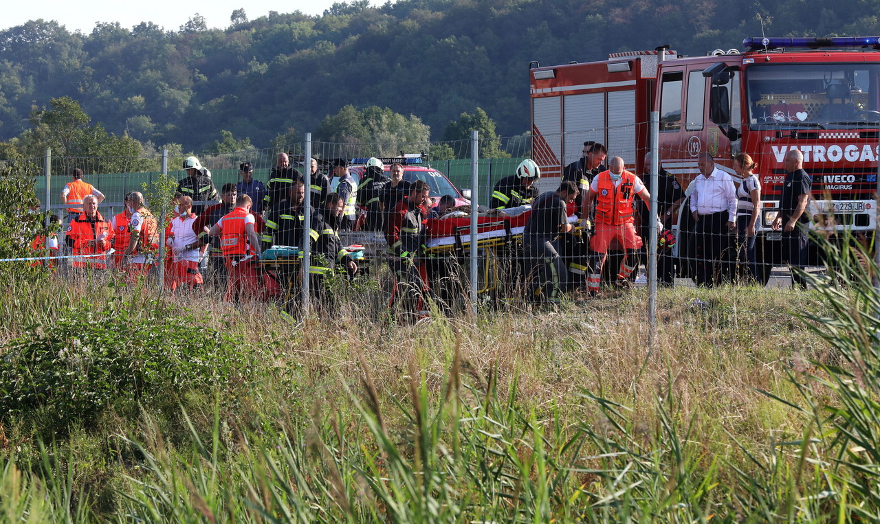 Chorwackie media o wypadku polskiego autokaru: Kierowca prawdopodobnie zasnął