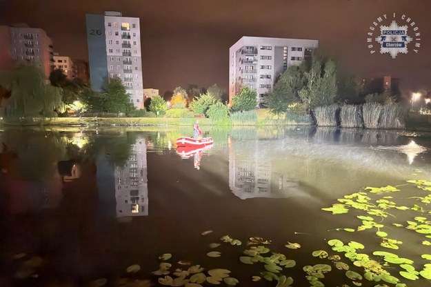 Chorzowski staw, w którym utonęło dwóch mężczyzn. /Policja Śląska /Policja