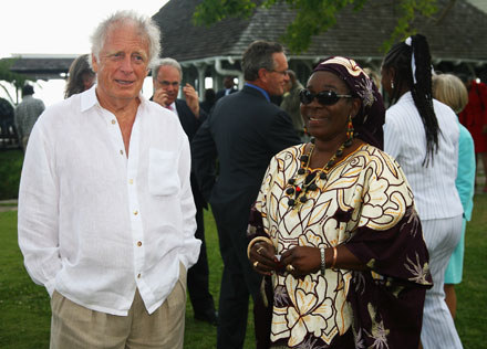 Chris Blackwell i wdowa po Bobie Marley'u, Rita fot. Chris Jackson /Getty Images/Flash Press Media