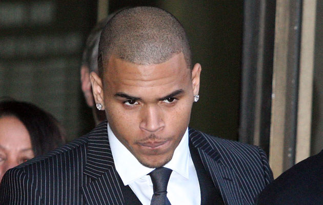 Chris Brown po ogłoszeniu wyroku, fot. Frazer Harrison &nbsp; /Getty Images/Flash Press Media