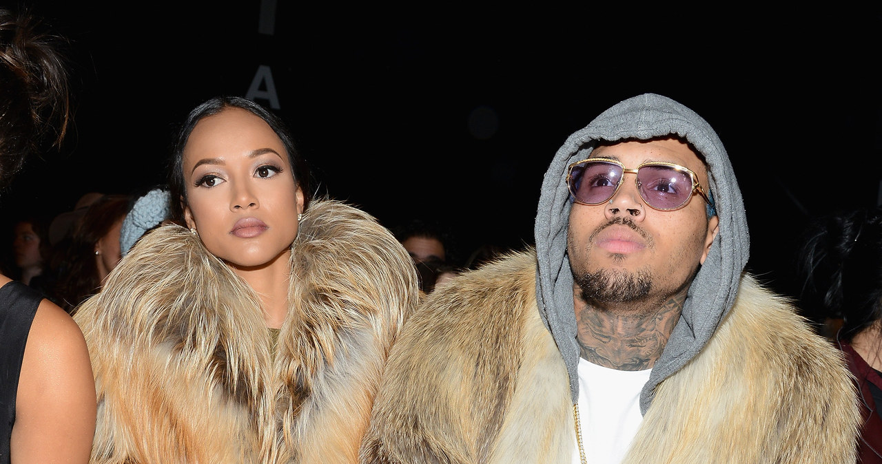 Chris Brown z obecną partnerką, Karrueche Tran /Noam Galai /Getty Images