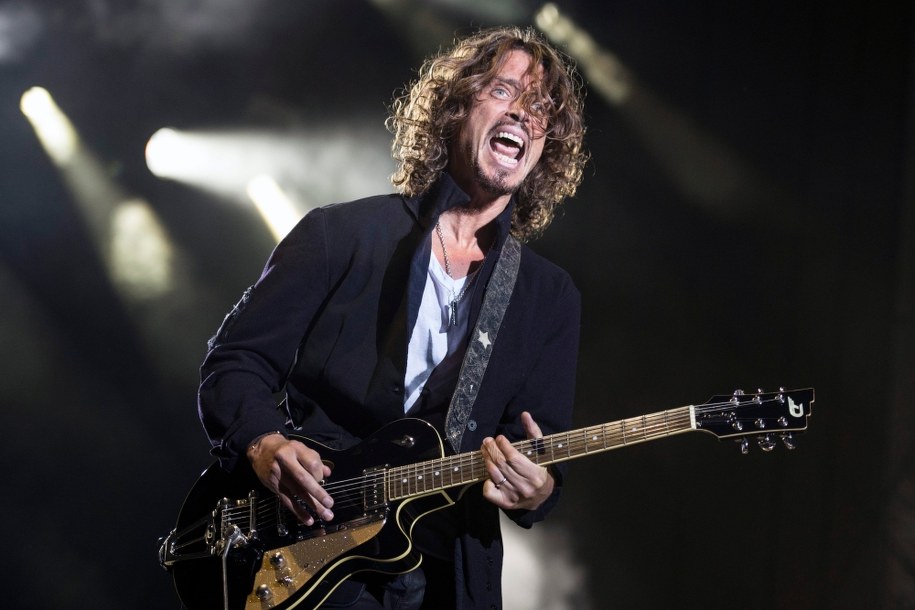 Chris Cornell z Soundgarden. Zespół będzie jedną z gwiazd festiwalu w Oświęcimiu /GIAN EHRENZELLER /PAP/EPA