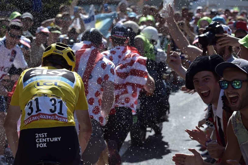 Chris Froome na trasie Tour de France /AFP