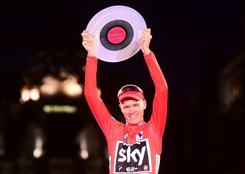 Chris Froome po triumfie w Vuelta a Espana /AFP