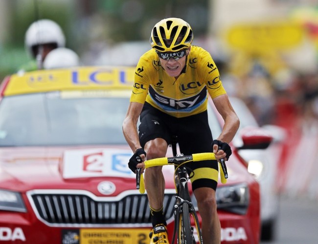 Chris Froome /PAP/EPA/KIM LUDBROOK /PAP/EPA
