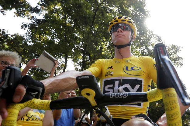 Chris Froome /GUILLAUME HORCAJUELO  /PAP/EPA