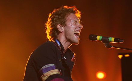 Chris Martin (Coldplay) fot. Dave Hogan /Getty Images/Flash Press Media