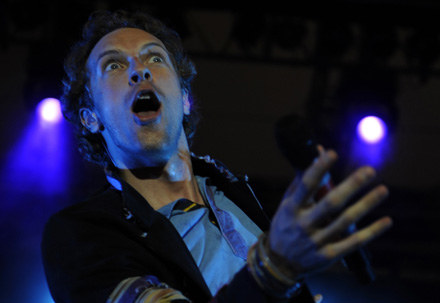 Chris Martin (Coldplay) /arch. AFP