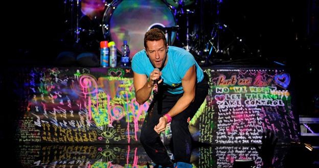 Chris Martin, frontman Coldplay - fot. Gareth Cattermole /Getty Images/Flash Press Media