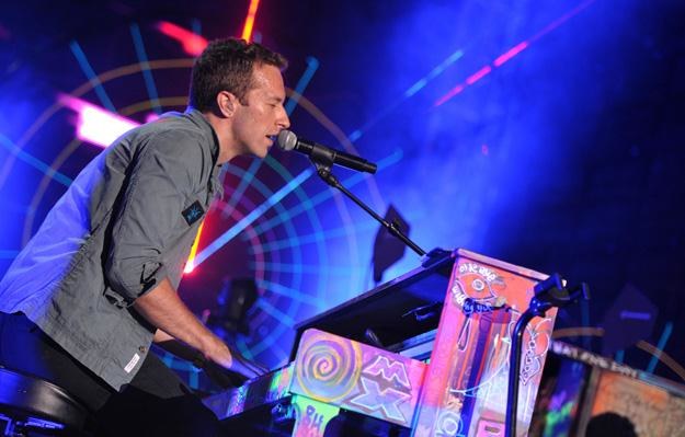Chris Martin, wokalista Coldplay - fot. John Shearer /Getty Images/Flash Press Media