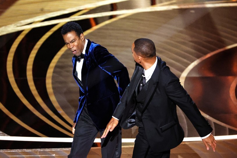 Chris Rock i Will Smith na oscarowej gali /Myung Chun / Los Angeles Times via Getty Images /Getty Images