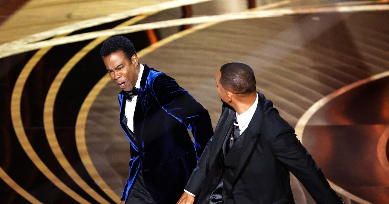 Chris Rock i Will Smith na oscarowej gali /Myung Chun / Los Angeles Times via Getty Images /Getty Images