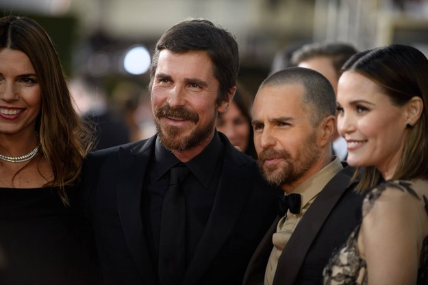 Christian Bale i Sam Rockwell /HFPA/ JRC Photo Library / PictureLux /PAP/Photoshot