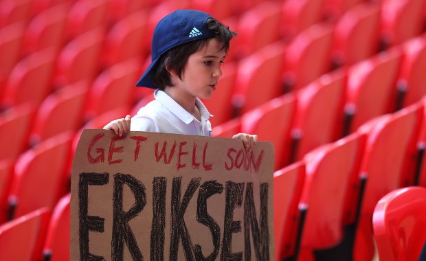 Christian Eriksen ze szpitala: Nie poddam się