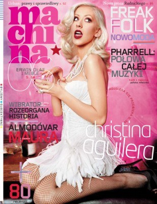 Christina Aguilera na okładce "Machiny" /