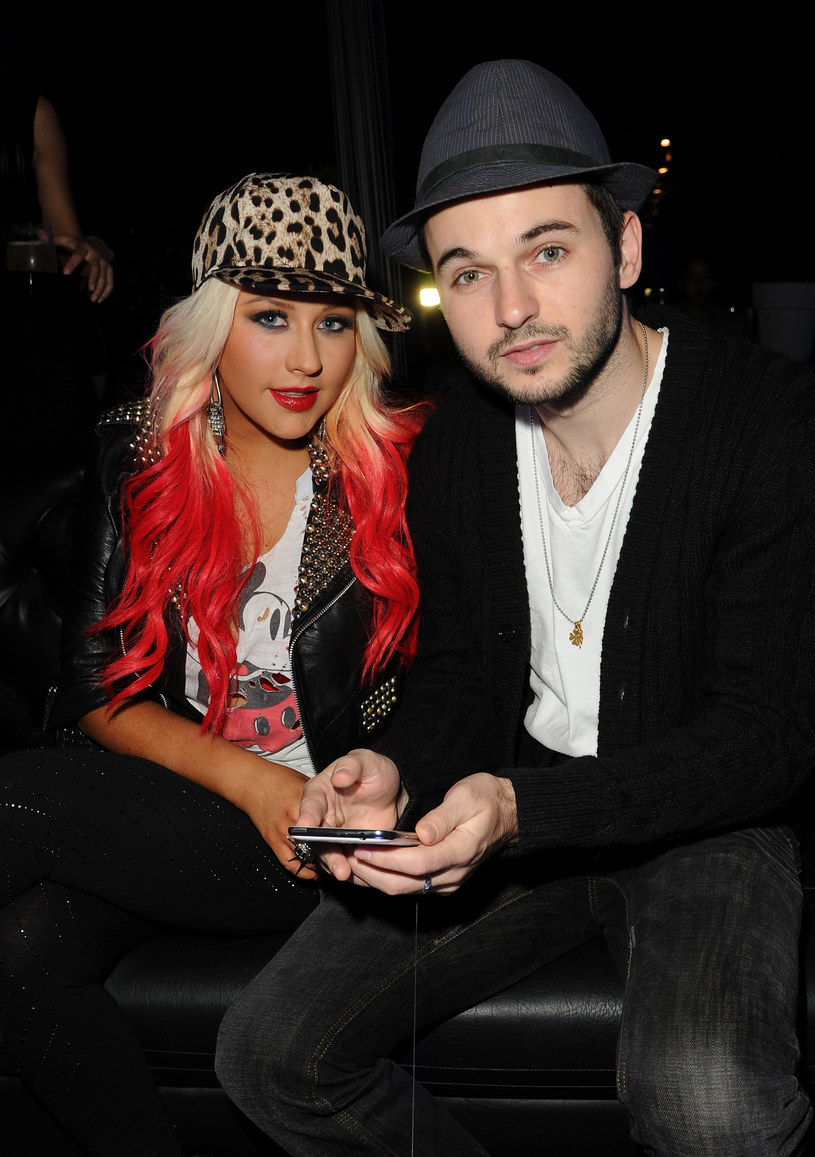 Christina Aguilera z narzeczonym /Jason Meriit /Getty Images
