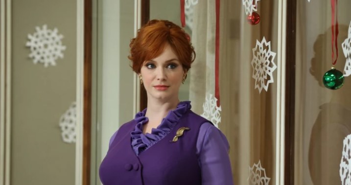 Christina Hendricks jako Joan w scenie z serialu "Mad Men" /materiały prasowe