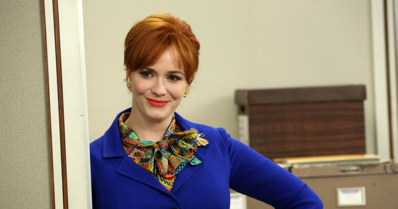 Christina Hendricks w serialu "Mad Men" /AMC /East News