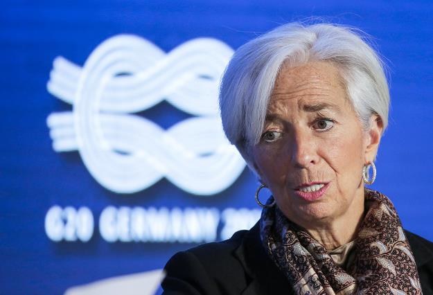 Christine Lagarde, dyrektor zarządzająca MFW, dzisiaj w Baden-Baden /EPA