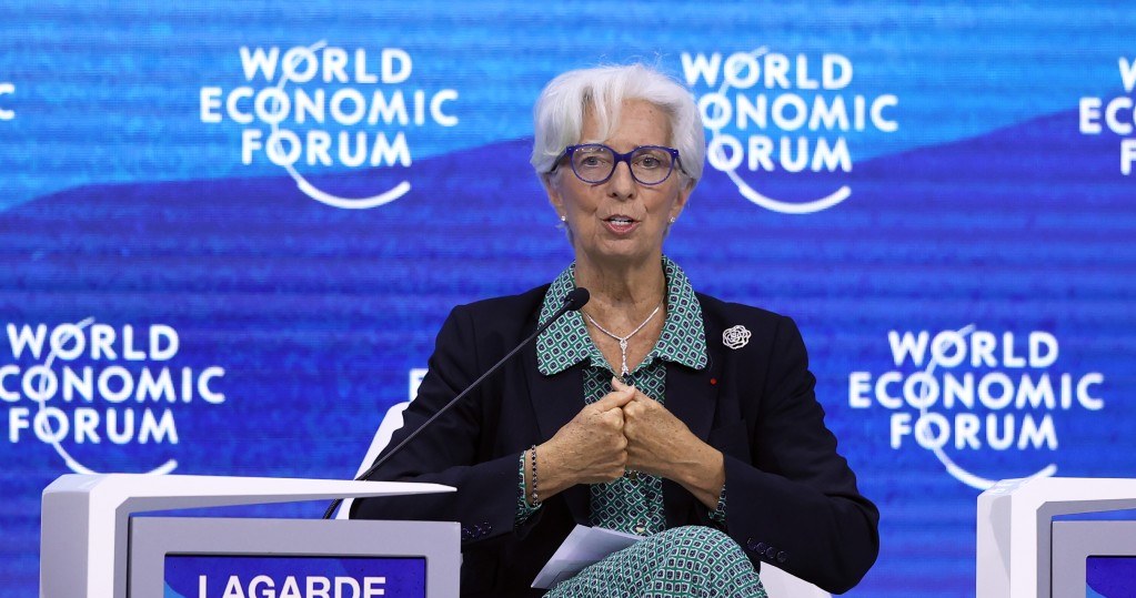 Christine Lagarde, prezes Europejskiego Banku Centralnego /Dursun Aydemir/Anadolu Agency /AFP