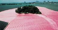 Christo, Opakowane wyspy: 11 wysp na wybrzeżu Florydy pokrytych folią polipropylenową (600 tys. m /Encyklopedia Internautica