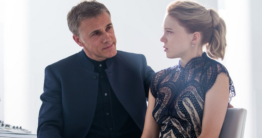 Christoph Waltz i Lea Seydoux w filmie "Spectre" /Forum Film /materiały dystrybutora