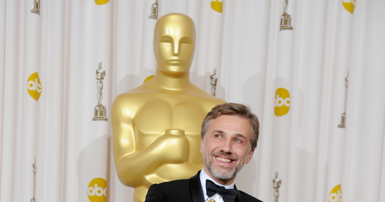 Christoph Waltz z Oscarem za rolę Hansa Landy w "Bękartach wojny" /Jason Merritt / Staff /Getty Images