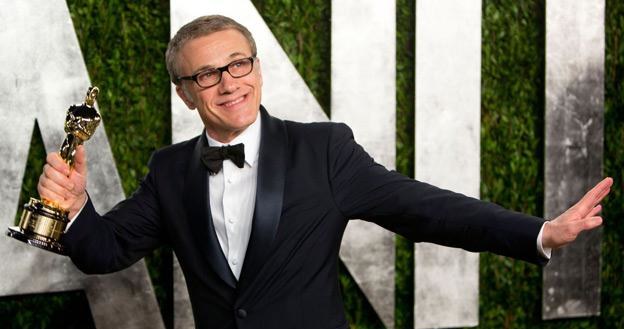 Christoph Waltz z Oscarem za rolę w filmie "Django" /AFP