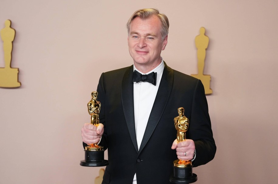 Christopher Nolan z Oscarami dla "Oppenheimera" /	PAT BENIC /PAP/Newscom