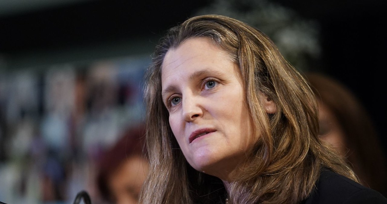 Chrystia Freeland, minister finansów Kanady /AFP