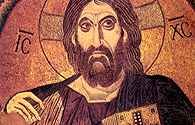 Chrystus Pantokrator z kościoła w Dafne /Encyklopedia Internautica