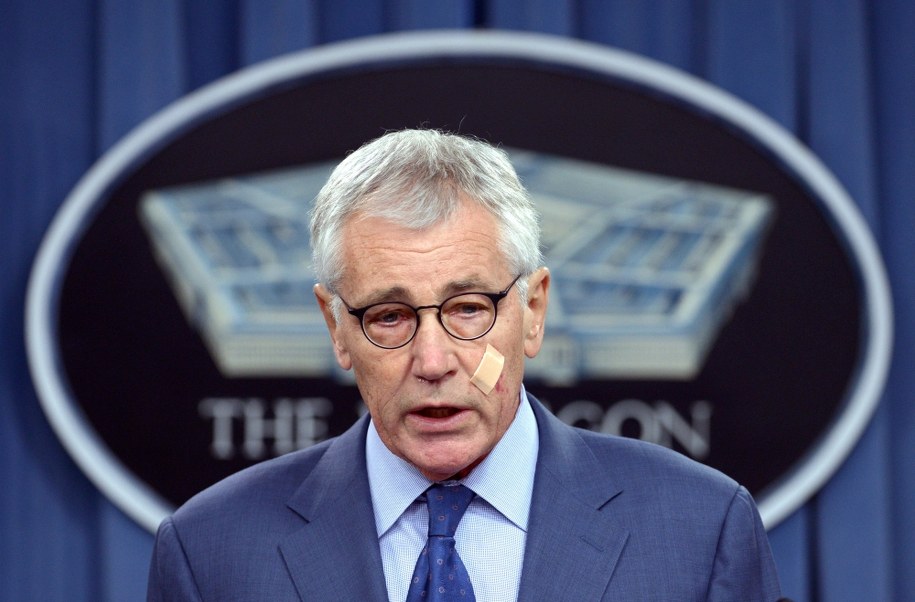 Chuck Hagel /Photoshot/Yin Bogu    /PAP