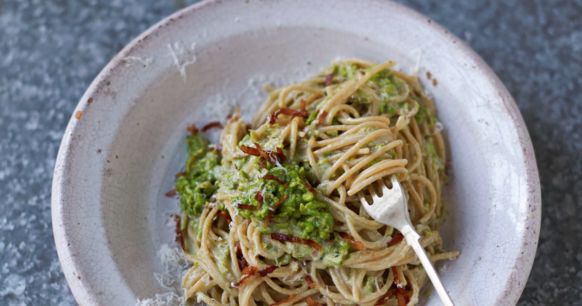 Chuda carbonara, fot. Jamie Oliver © Jamie Oliver Enterprises Limited 2015 /materiały prasowe