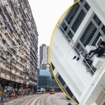 Chwile grozy na czwartym piętrze. Dzieci wyszły na gzyms [WIDEO]