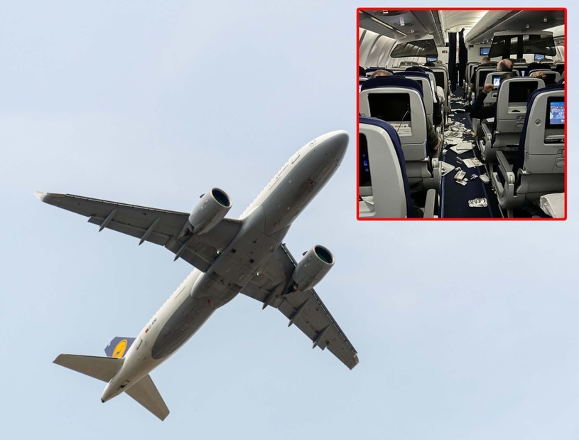 Chwile grozy na pokładzie samolotu Lufthansy lecącego z Austin do Frankfurtu. /123RF/PICSEL