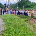 Chwile grozy na Śląsku. Ewakuowano pasażerów pociągu